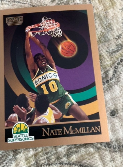 1990 SkyBox #271 Nate McMillan — front