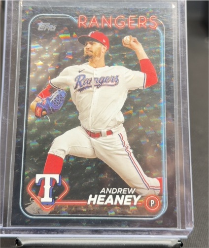 2024 Topps Series 2 Exclusive Black Foil #665 Andrew Heaney — front