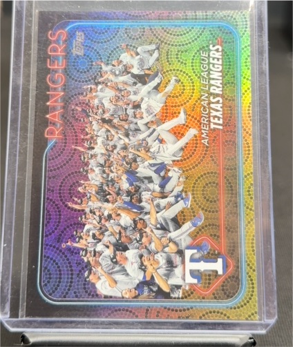 2024 Topps Series 2 #498 Texas Rangers Team Card — front