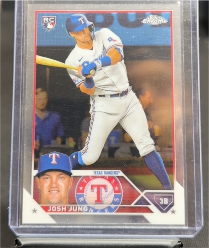 2023 Topps Chrome #93 Josh Jung Rookie Card — front