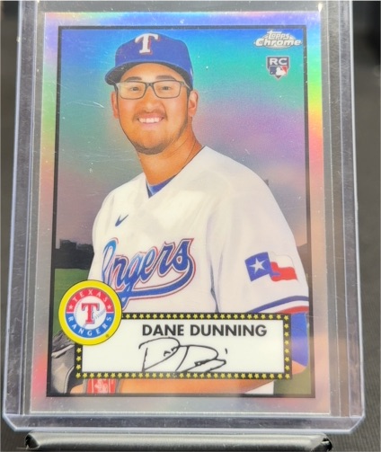 2021 Topps Chrome Platinum Anniversary #32 Dane Dunning — front