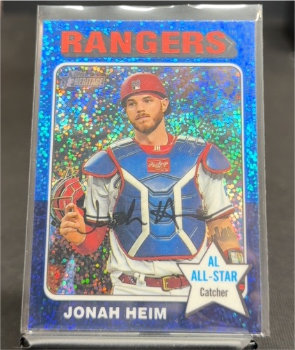 2024 Topps Heritage #22 Jonah Heim — front