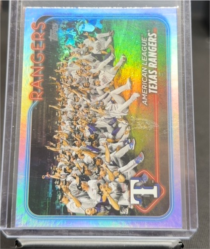 2024 Topps Series 2 #498 Texas Rangers Team — front