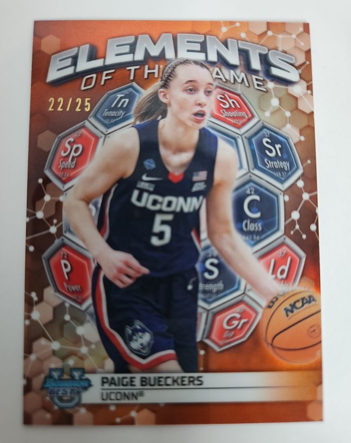 2023 Bowman U Best Elements of the Game #EG-6 Paige Bueckers — front