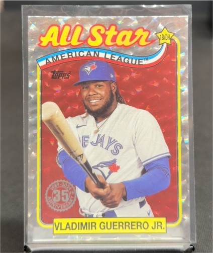 2024 Topps Series 2 1989 All-Star Foilboard #89ASB-35 Vladimir Guerrero Jr. — front