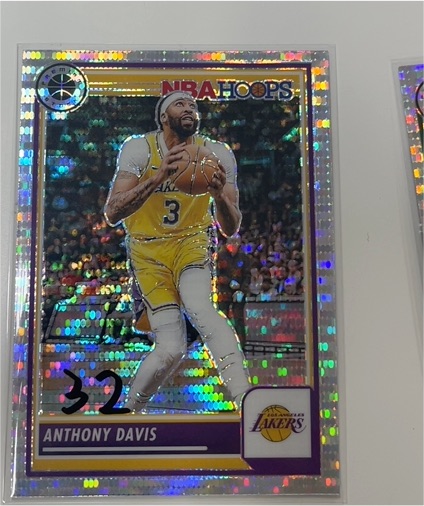 2023-24 Panini NBA Hoops Premium Stock #177 Anthony Davis — front