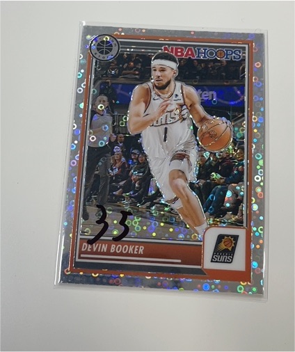 2023-24 Panini NBA Hoops Premium Stock #96 Devin Booker — front