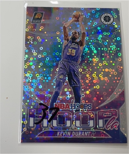 2023-24 Panini NBA Hoops Premium Stock Hoopla #1 Kevin Durant — front