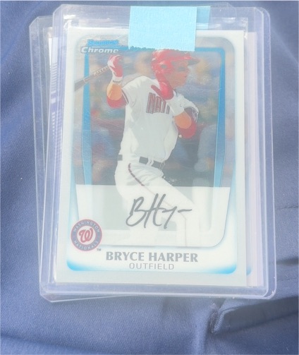 2011 Bowman Chrome Prospects #BCP1 Bryce Harper — front