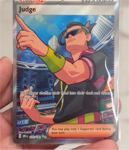 2025 Pokémon SV10: Destined Rivals #222 Judge — front