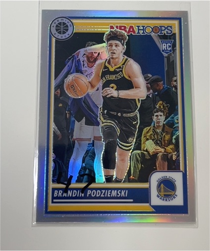 2023-24 Panini NBA Hoops #15 Brandin Podziemski — front