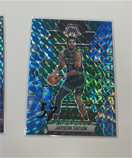 2022-23 Panini Mosaic #31 Jayson Tatum — front
