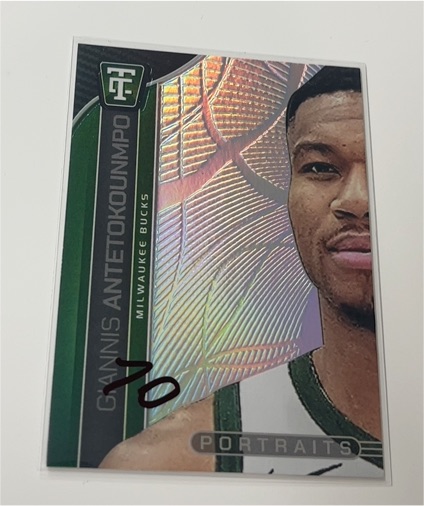 2024-25 Panini Totally Certified #6 Giannis Antetokounmpo Portraits — front