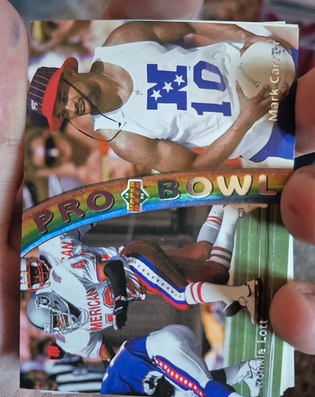1992 Upper Deck #PB11 Ronnie Lott / Mark Carrier Pro Bowl — front
