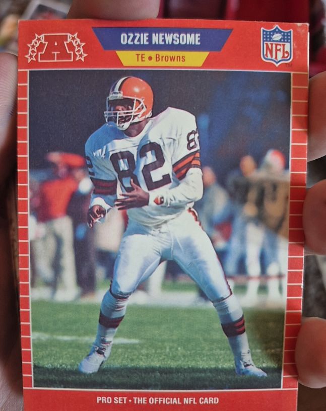 1989 Pro Set #451 Ozzie Newsome — front