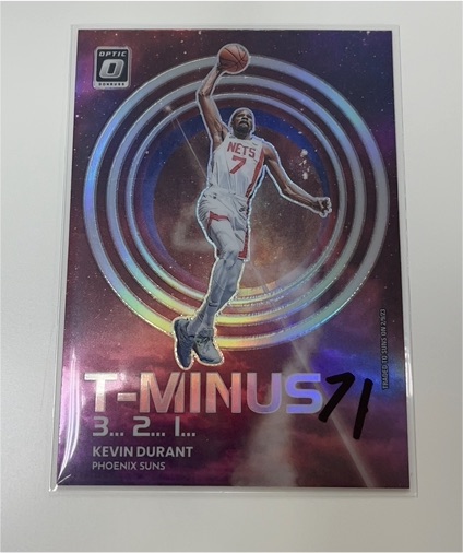 2022-23 Panini Donruss Optic #2 Kevin Durant T-Minus — front