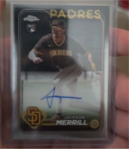 2024 Topps Chrome #207 Jackson Merrill — front