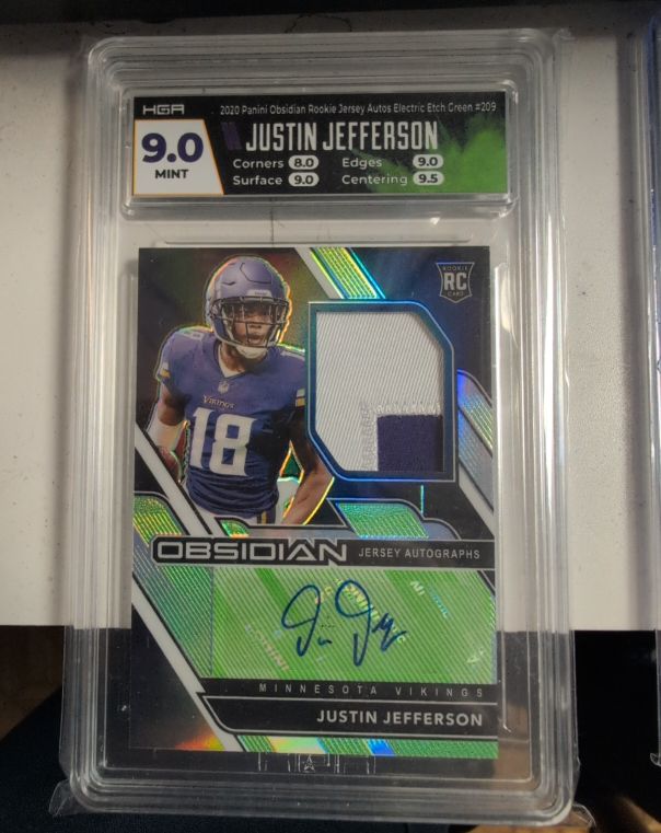 2020 Panini Obsidian #209 Justin Jefferson — front