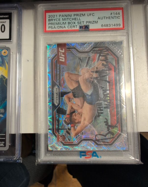2021 Panini Prizm UFC #144 Bryce Mitchell Premium Box Set Prizm — front