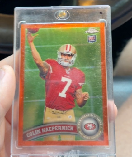 2011 Topps Chrome #25 Colin Kaepernick Rookie Card — front