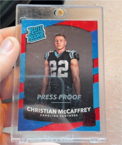 2017 Panini Donruss #318 Christian McCaffrey — front