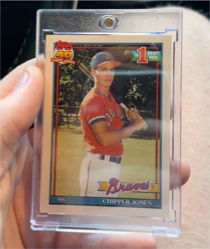 1991 Topps #333 Chipper Jones — front