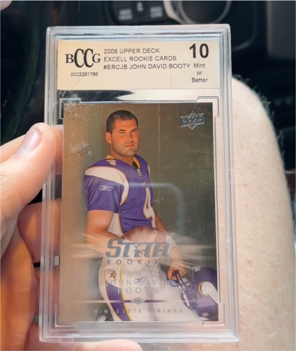 2008 Upper Deck Excell Rookie Cards #ERC-JB John David Booty — front