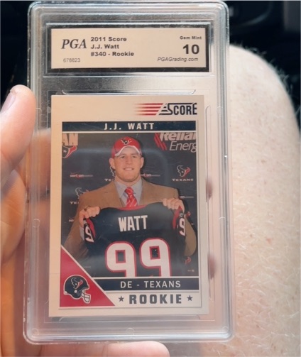 2011 Score #340 J.J. Watt Rookie — front