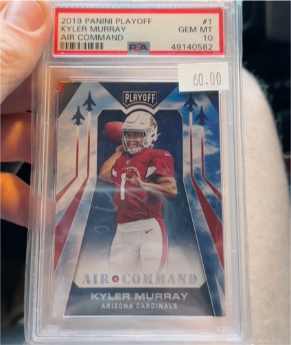 2019 Panini Playoff #1 Kyler Murray Air Command — front
