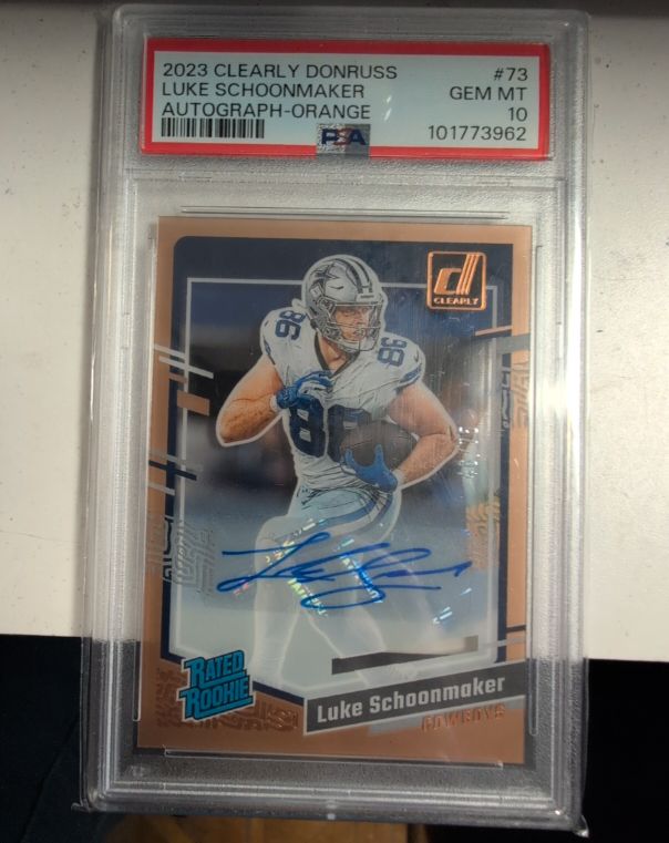 2023 Panini Clearly Donruss #73 Luke Schoonmaker — front