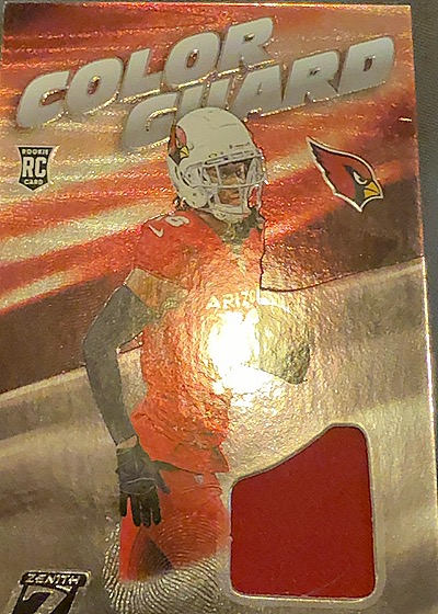 2009 Zenith Color Guard #17 Arizona Cardinals Rookie Patch — front
