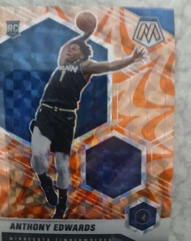 2020-21 Panini Mosaic #201 Anthony Edwards — front