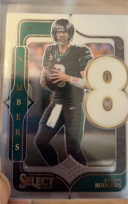 2024 Panini Select Select Numbers #16 Aaron Rodgers — front