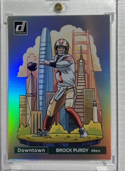 2024 Donruss Downtown #4 Brock Purdy — front