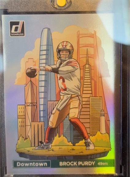 2024 Panini Donruss #4 Brock Purdy Downtown — front