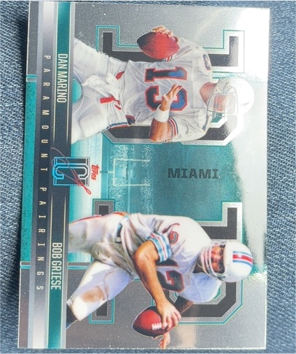 2024 Topps Signature Class Paramount Pairings #PP-11 Dan Marino / Bob Griese — front