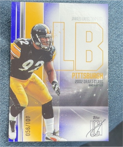 2024 Topps Signature Class #48 James Harrison — front