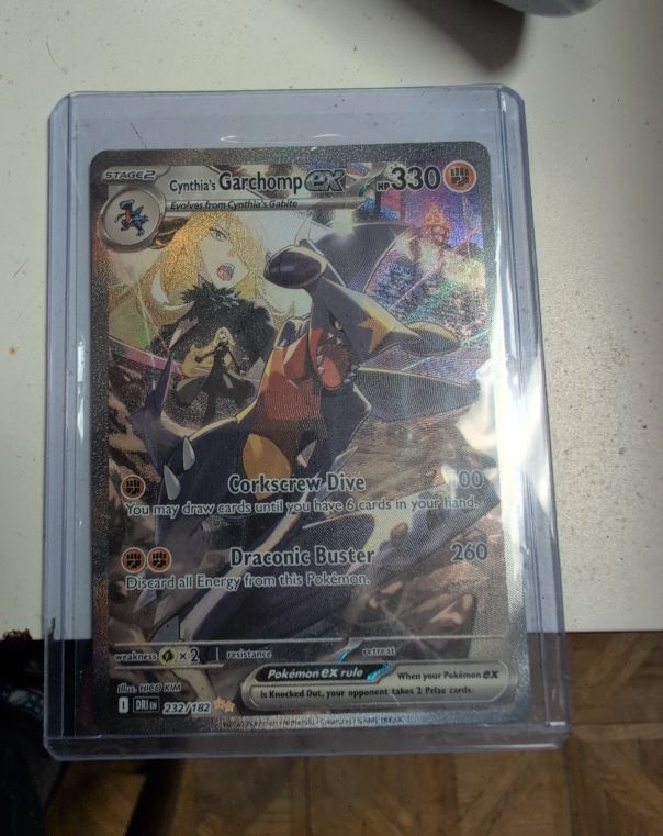 2025 Pokemon Destined Rivals #232 Cynthia's Garchomp EX — front