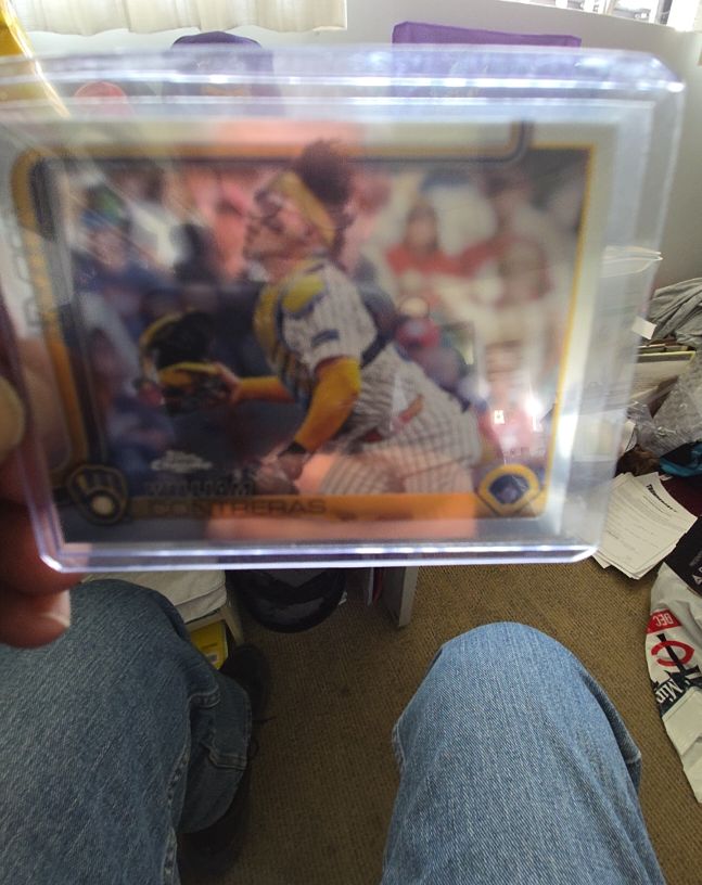 2025 Topps Chrome #25 William Contreras — front