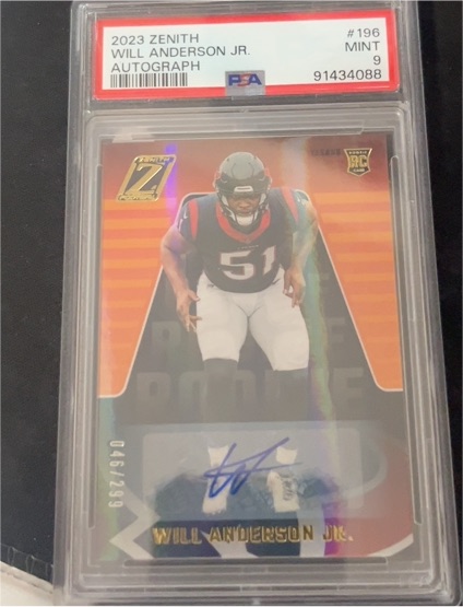 2023 Panini Zenith #196 Will Anderson Jr. — front