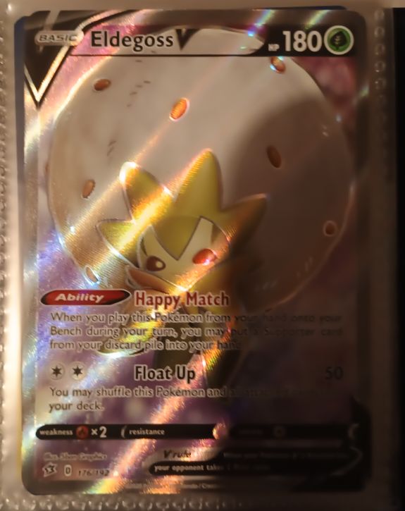 2021 Pokémon SWSH #84 Eldegoss V — front