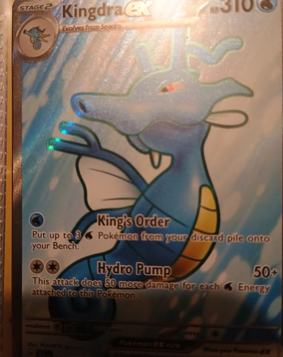 2024 Pokémon #080/064 Kingdra ex — front