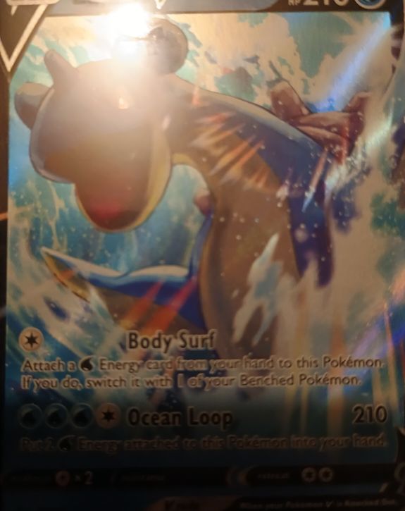 2020 Pokemon Sword & Shield #049 Lapras V — front