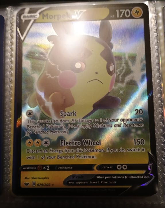 2020 Pokémon TCG Sword & Shield #079 Morpeko V — front