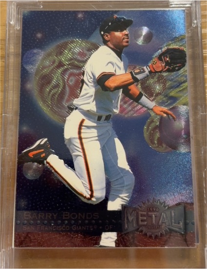 1996 Fleer Metal Universe #241 Barry Bonds — front