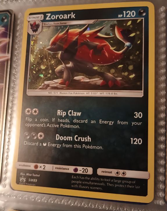 2017 Pokemon Sun & Moon Promos #SM89 Zoroark — front