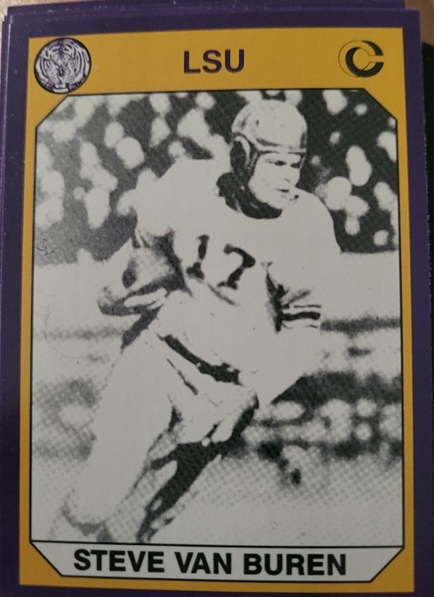 1990 Collegiate Collection #161 Steve Van Buren — front