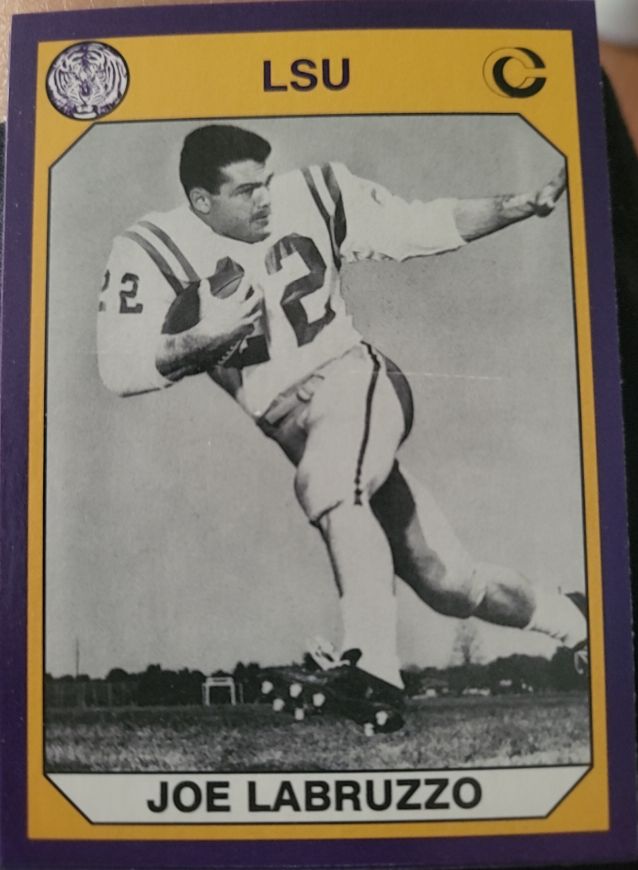 1990 Collegiate Collection LSU Tigers #180 Joe Labruzzo — front