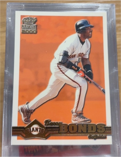 2000 Pacific Paramount #211 Barry Bonds — front