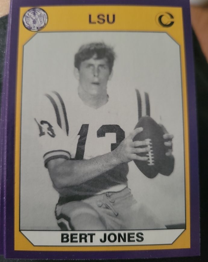1990 Collegiate Collection LSU Tigers #179 Bert Jones — front